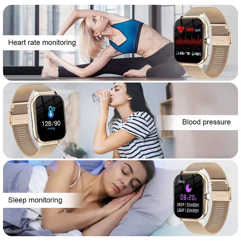 Thumbnail: Smart Watch Laxasfit 1.83" HD Display BT Call Heart Rate Monitor Electronic