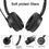 Miniatura: Bluetooth 5.0 Wireless Headset Headphones Hands-Free Call Noise Cancelling Mic