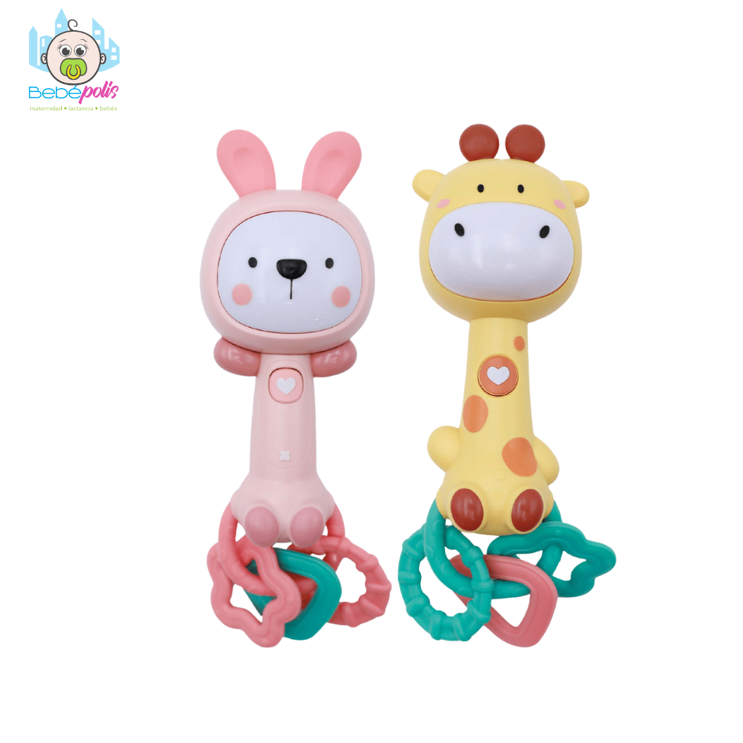 Sonajero con sonido y luz