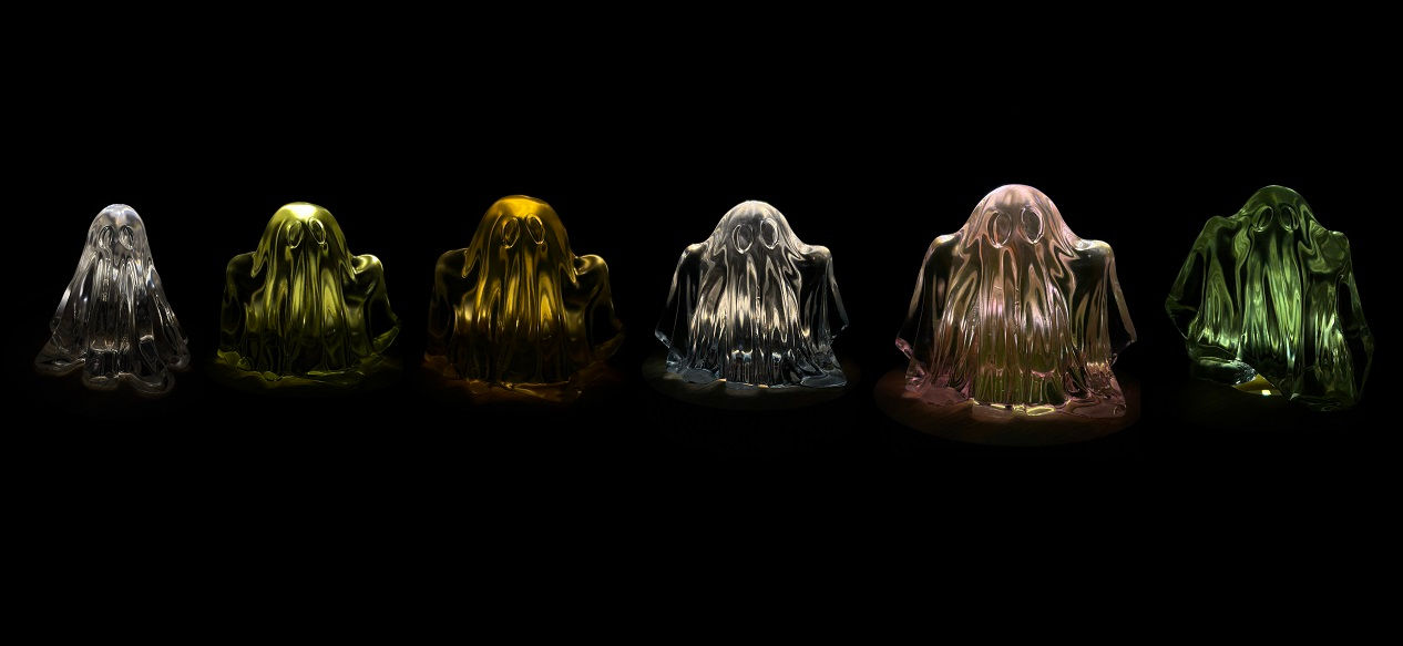 Professional epoxy resin ghost casting - Yorkshire ghost figurine for collectors and enthusiasts