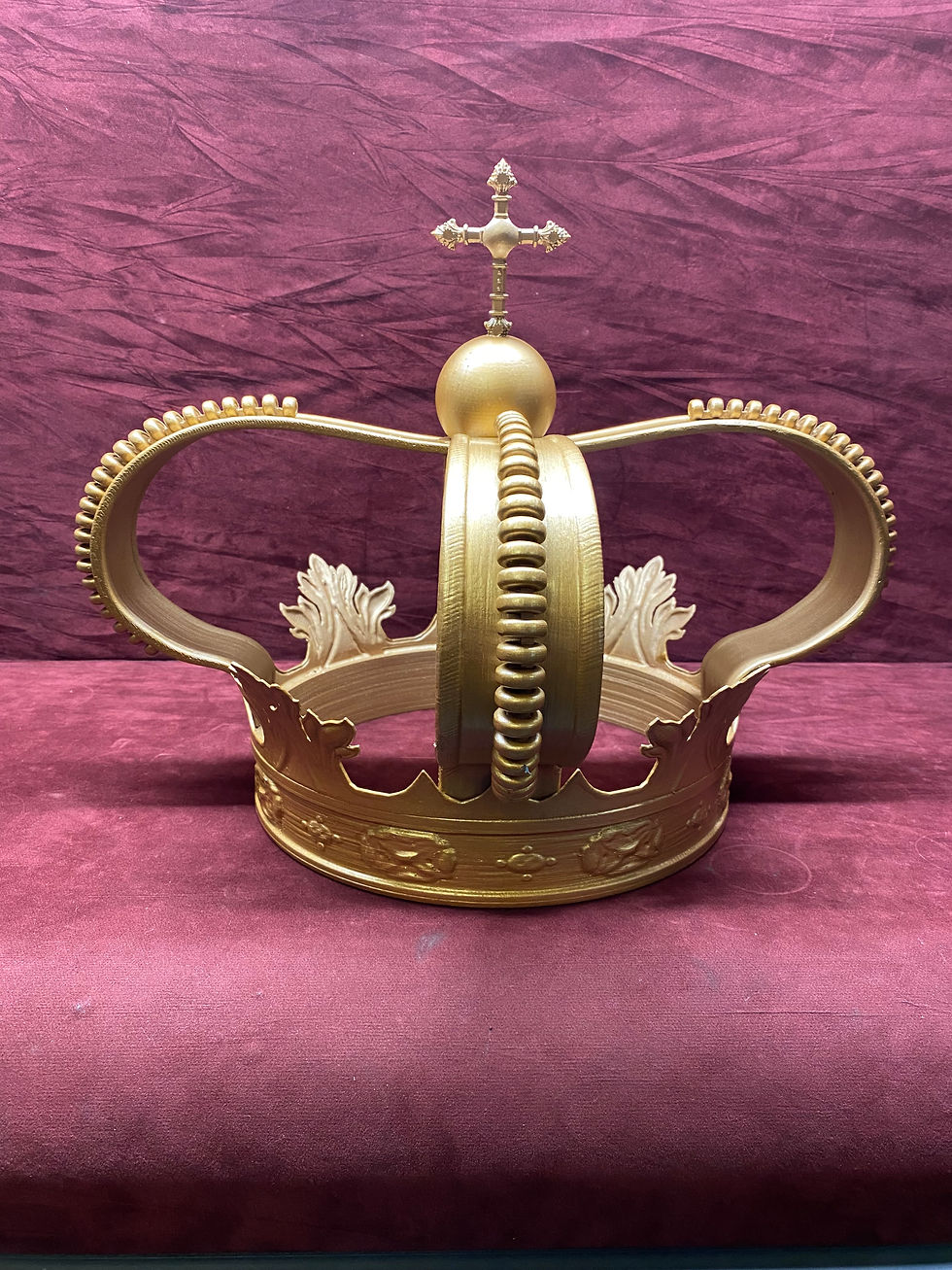 Sweden Silver Throne Crown Prop