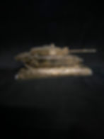 Challenger 2 Main Battle Tank military figurine in cold cast bronze finish by Unity Gifts