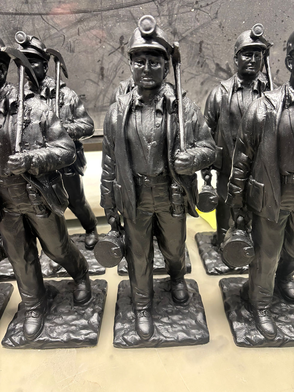 Thumbnail: Little 'Charge' coal figurine - Dinnington Colliery Memorial