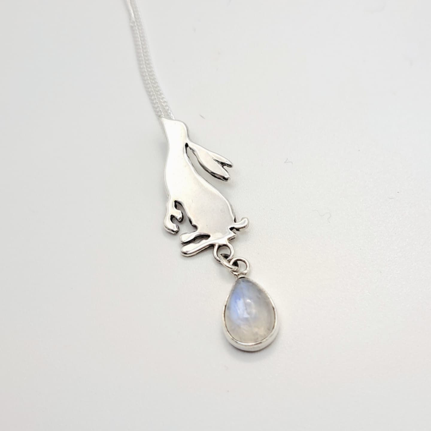 Moon Gazing Hare Pendant