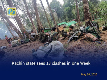 Kachin State Sees 13 Clashes in One Week