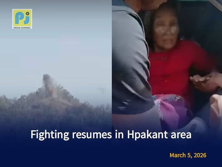 Fighting Resumes in Hpakant Area