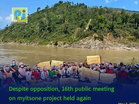 Despite Opposition, 16th Public Meeting on Myitsone Project Held Again
