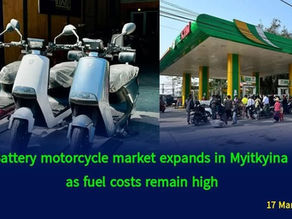 Battery Motorcycle Market Expands in Myitkyina as Fuel Costs Remain High