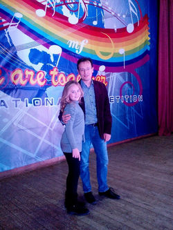 С композитором А.Ермоловым.