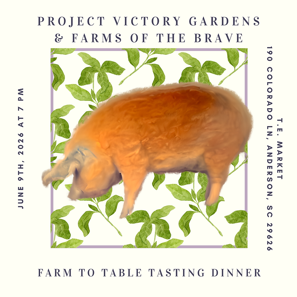 Farm To Table Dinner