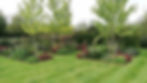 Cor-ten edged beds