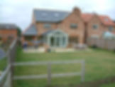 The garden before