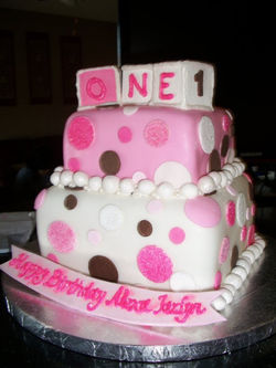 2 tier Birthday Cake