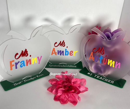 Teacher acrylic sign | Xdbycoco