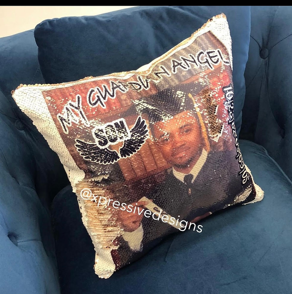 Thumbnail: Sequin Portrait Pillow 