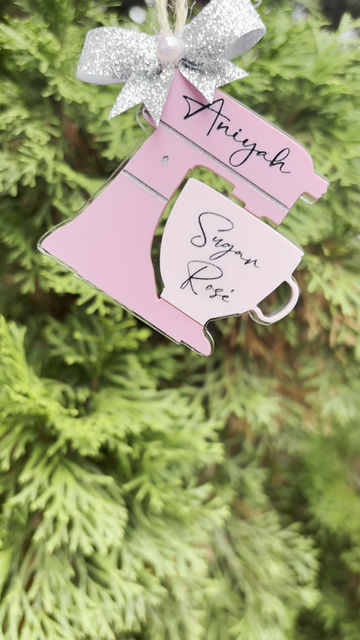 Thumbnail: Personalized Mixer ornament 