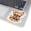 Thumbnail: Flower Crown French Bulldog Kiss-Cut Stickers - Cute Pet Decor & Gifts