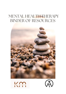 Mental Health Binder of Resources PDF Denver CO Therapist