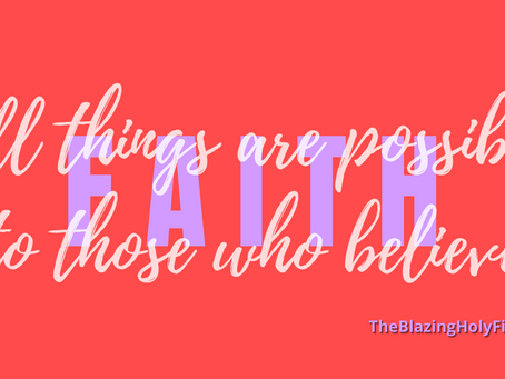 The Year of Great Faith Part 1
