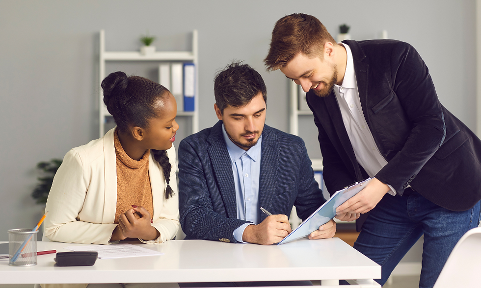 Canadian private lending investor reviewing mortgage contract