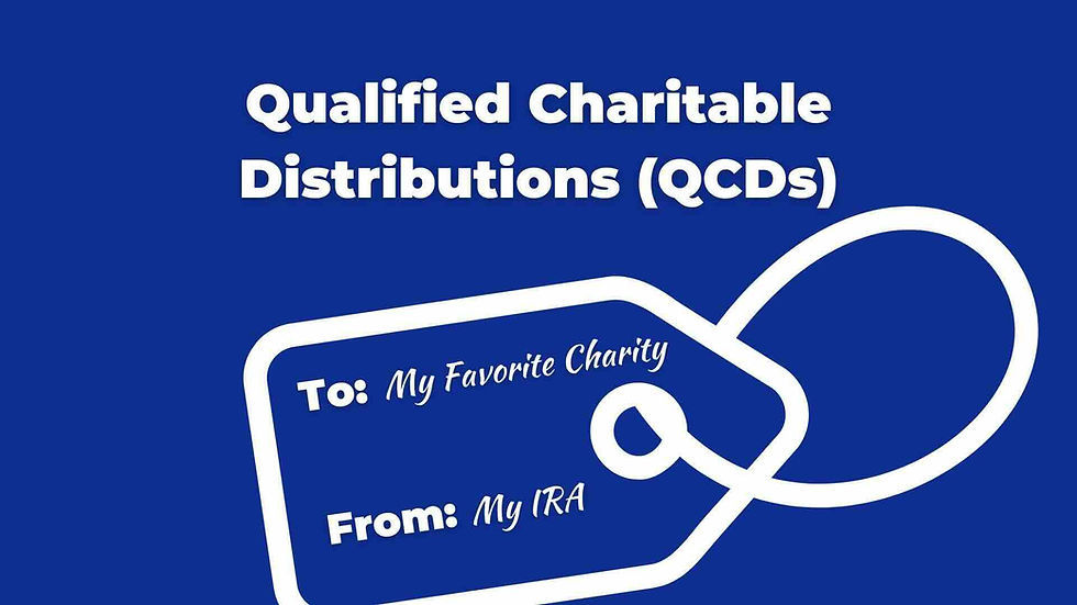 Qualified Charitable Distributions (QCDs)