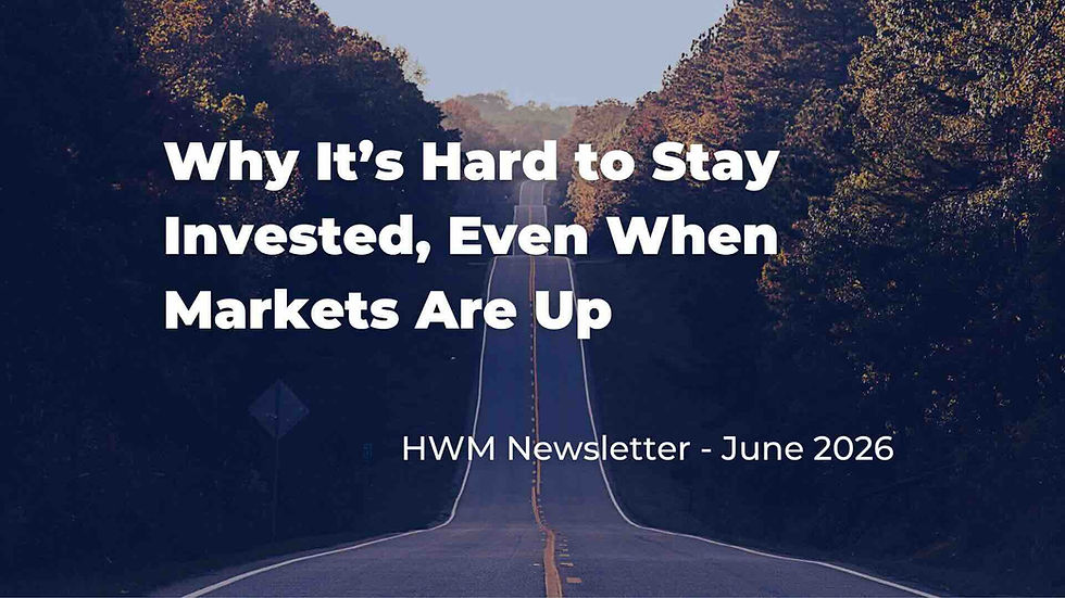 Why It’s Hard to Stay Invested, Even When Markets Are Up