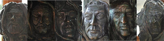 Gerry Adams, James Molyneaux, John Major, John Hume, Albert Reynolds, Ian Paisily 