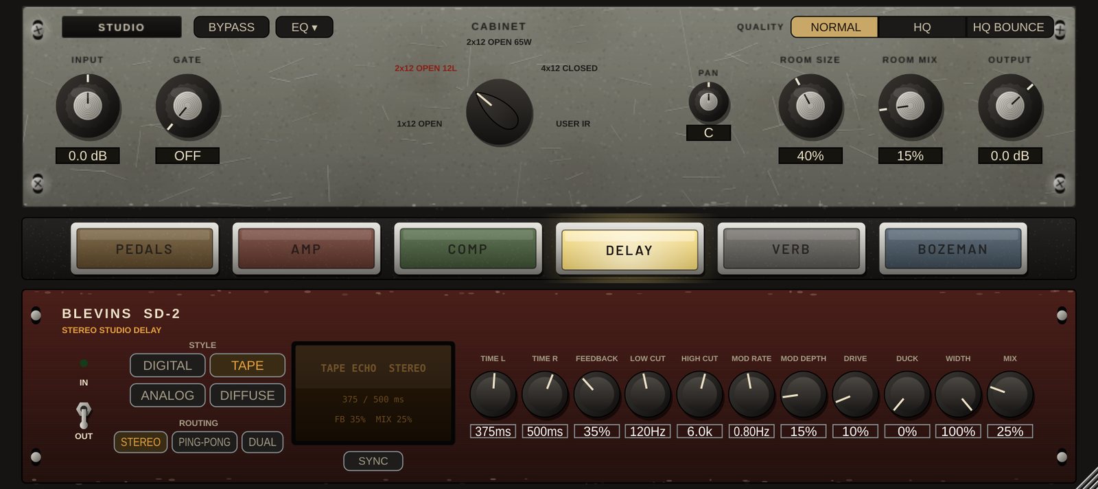 Crumble studio delay module