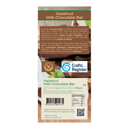 Thumbnail: Milk Chocolate Hazelnut Bar