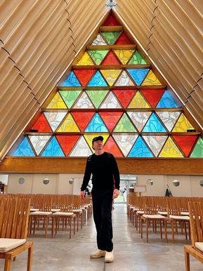 EN LA ÚNICA CATEDRAL DE CARTÓN DEL MUNDO, LA DE CHRISTCHURCH, NUEVA ZELANDA