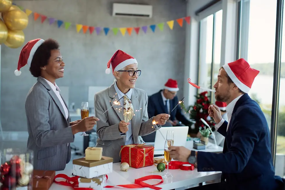 Fiesta temática de Navidad para una empresa