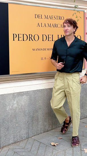 PEDRO DEL HIERRO Y LA MODA MASCULINA TAMBIÉN EN LA EXPOSICIÓN DE SUS 50 AÑOS