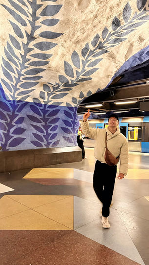 EN EL METRO DE ESTOCOLMO, LA GALERÍA DE ARTE MÁS EXTENSA DEL MUNDO