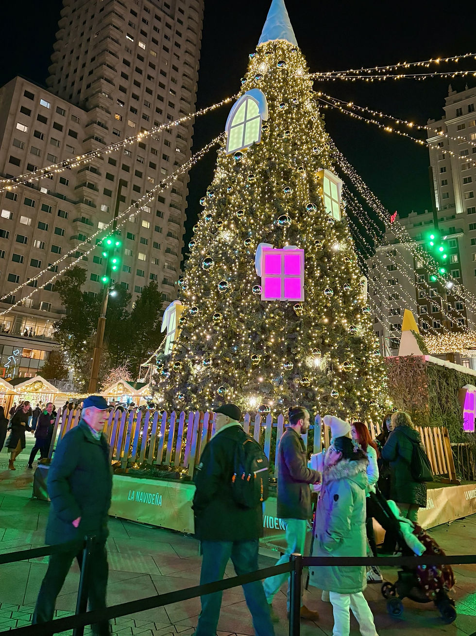 Arbol de la Plaza de España de Madrid