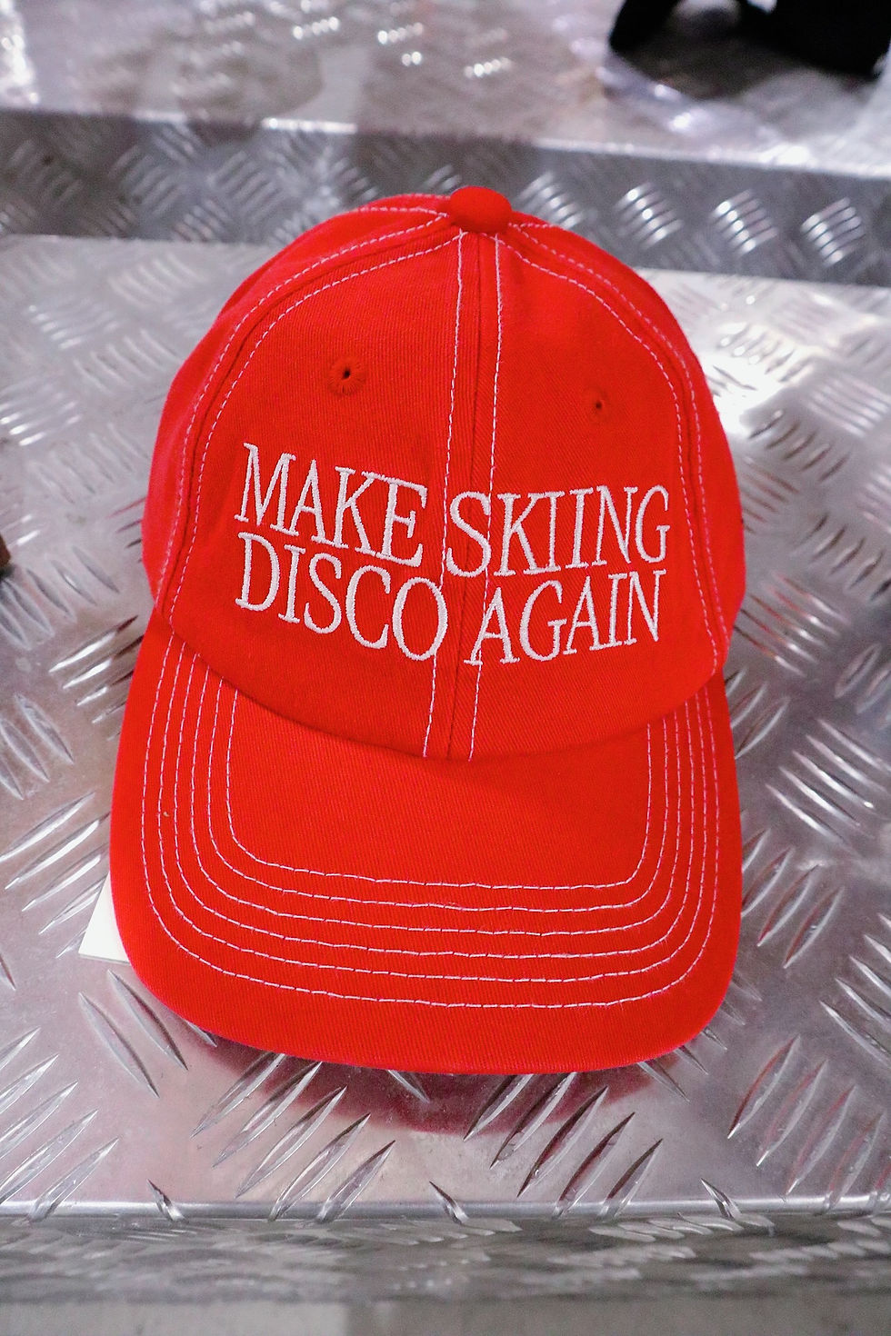 Gorra roja de imitación Trump