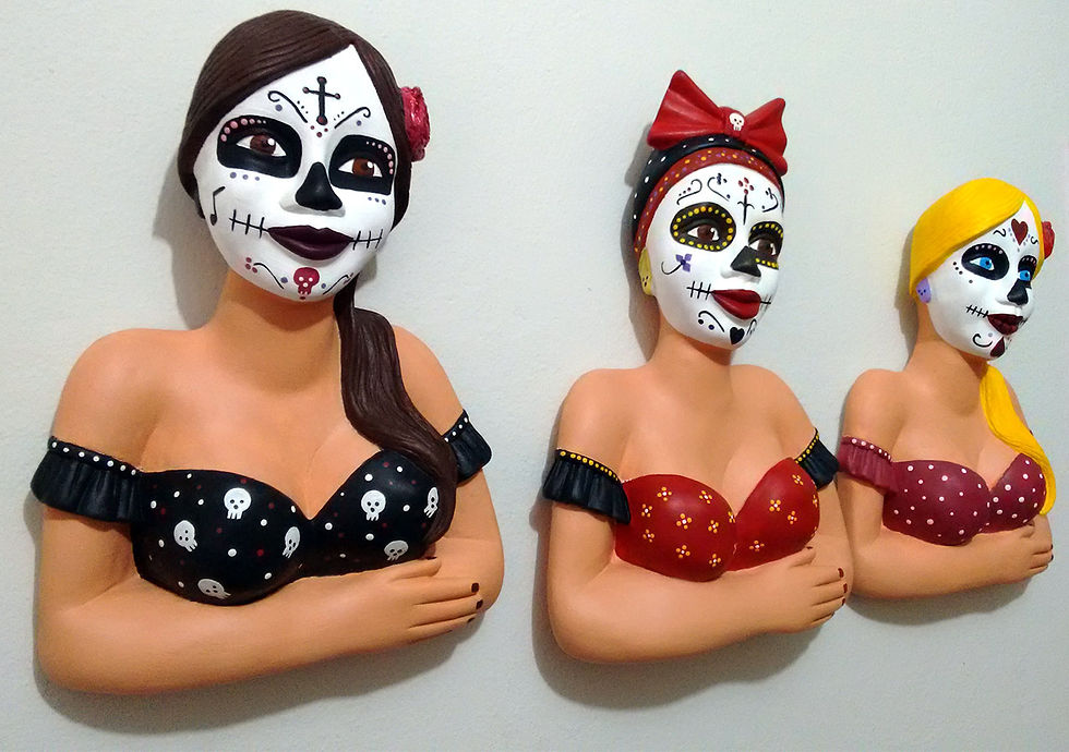 Trio de Namoradeiras mexicanas
