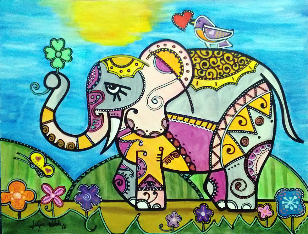 Índia (73cm x 56,5 cm)