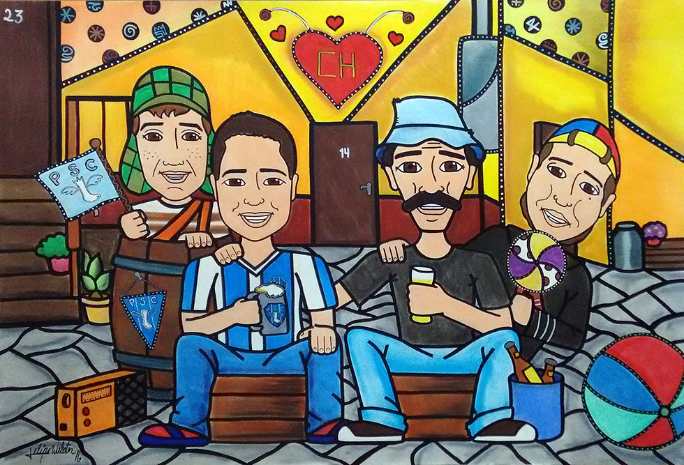 Turma do Chaves e eu!