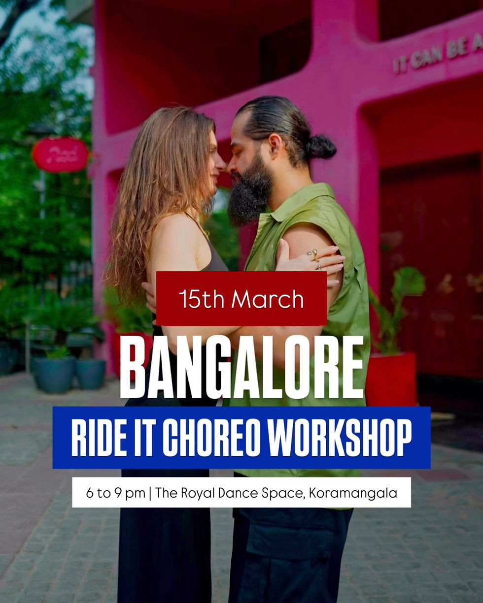 15th MARCH “RIDE IT" Choreography Workshop by G&Y