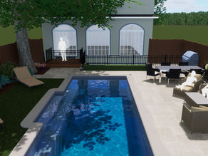 A Shade-Driven Backyard Pool Design in Toronto: Clean Lines Under Mature Trees