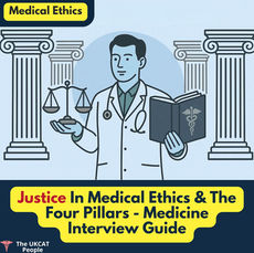justice in medical ethics, four pillars of medical ethics, justive pillar medicine interview, distributive justice nhs theukcatpeople