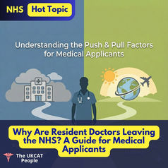resident doctors leaving NHS, junior doctor exodus UK, NHS workforce crisis, medical school interview hot topics, why doctors leave UK for Australia, junior doctor pay dispute, NHS retention crisis, push and pull factors medicine interview, medical applicant guide NHS pressures, doctor burnout UK, NHS long term workforce plan summary