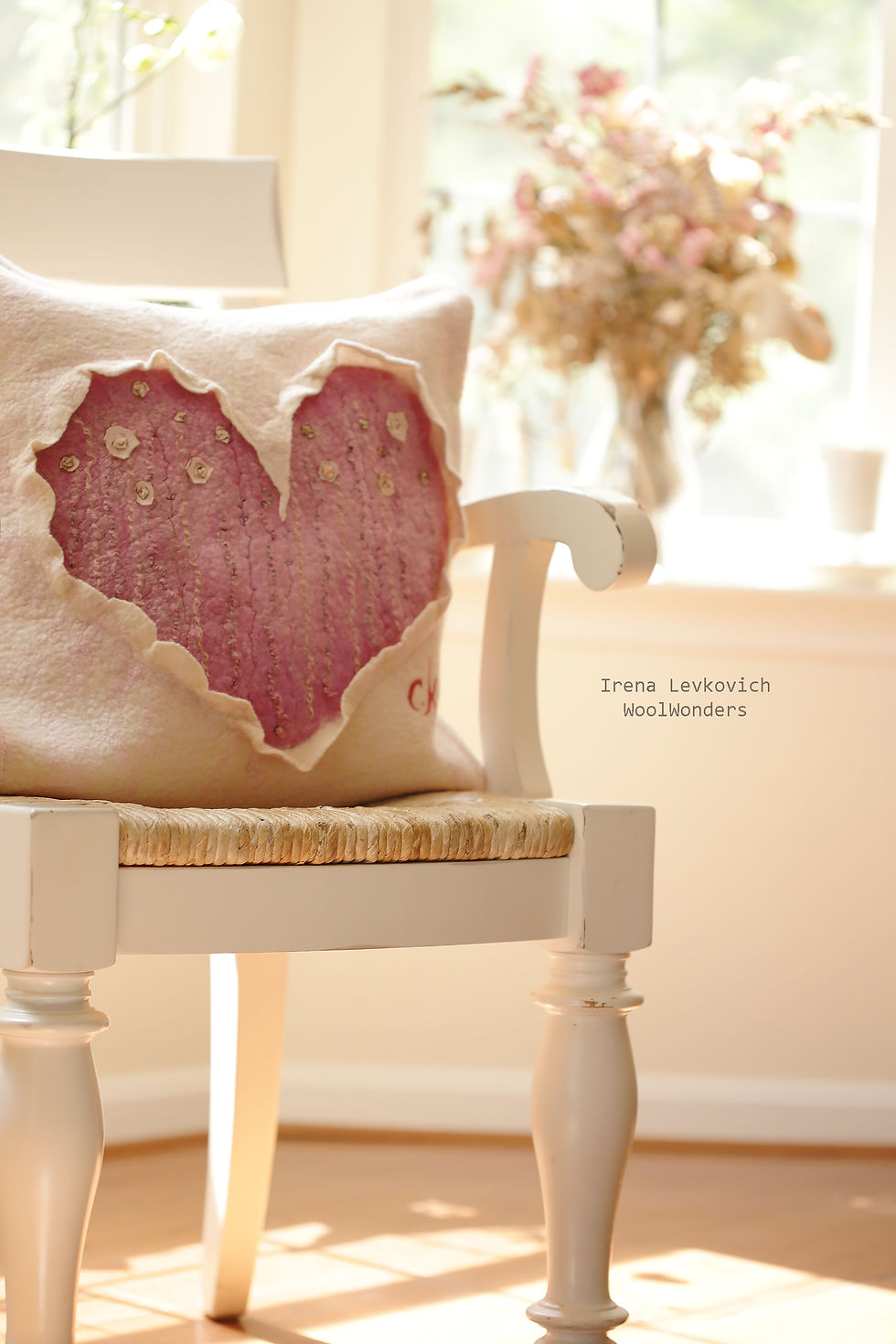Thumbnail: Art Pink Heart Pillow