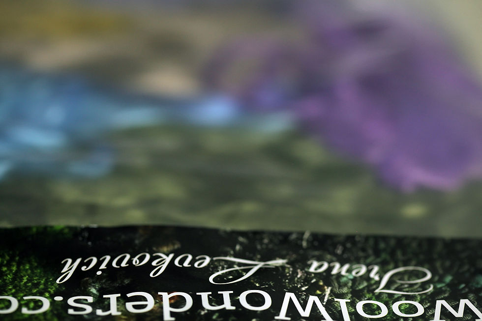 Thumbnail: "Spring Violet" Decorative Silky Viscose Fibers Kit