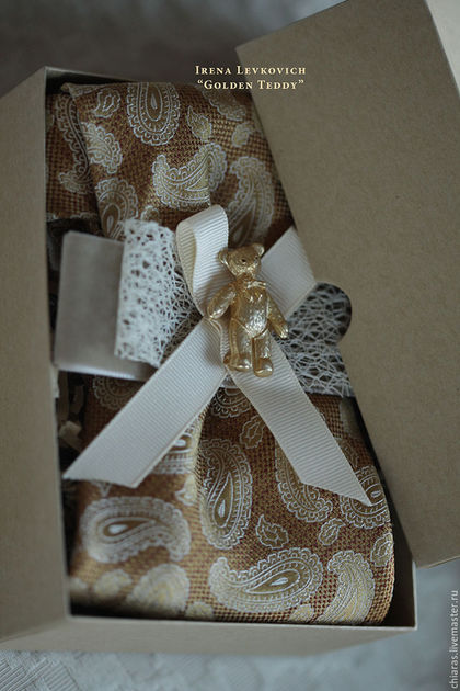WOMEN TIE 'Golden Teddy'