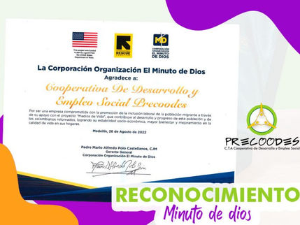 Reconocimiento Minuto de Dios