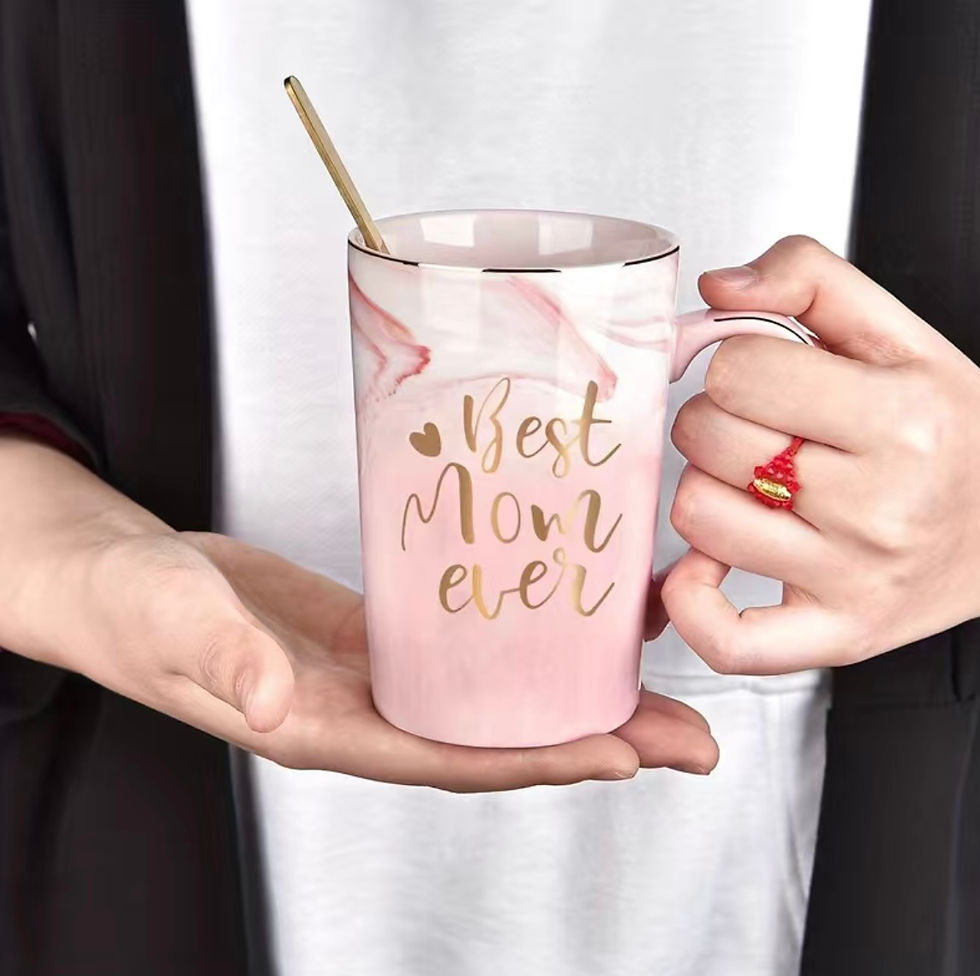 Miniaturbild: Kaffeetassen Set - Best Mom ever in GeschenkBox verpackt