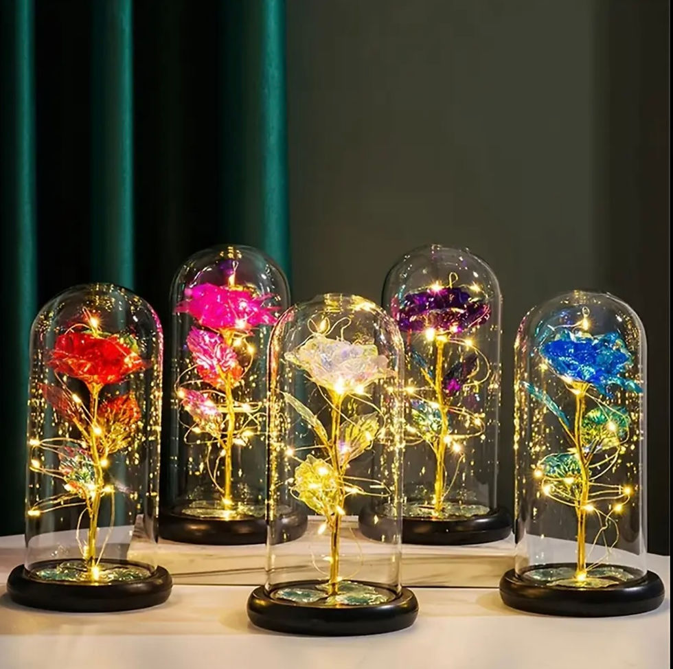 Miniaturbild: Ewige Rosen Leuchtende Blumengeschenk