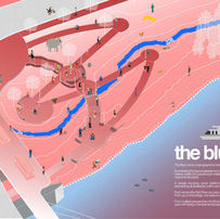 cool gardens competition entry - the blue line