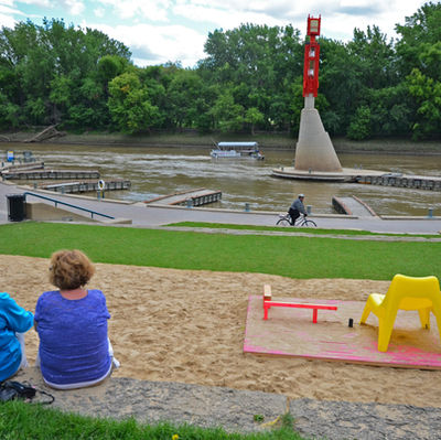 View of the Beachscape at the Forks
